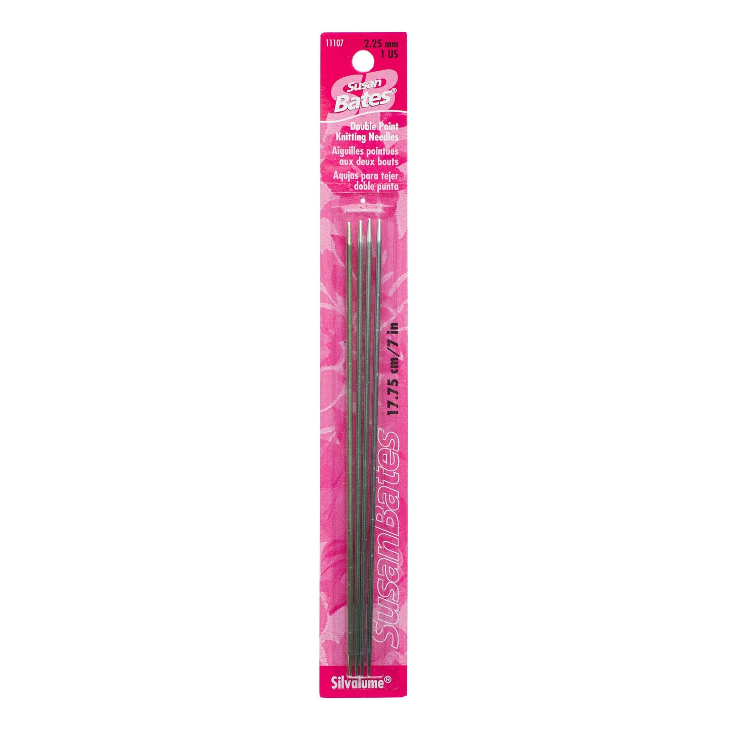 SB Silvalume 4 Pack, Double Point Knitting Needles