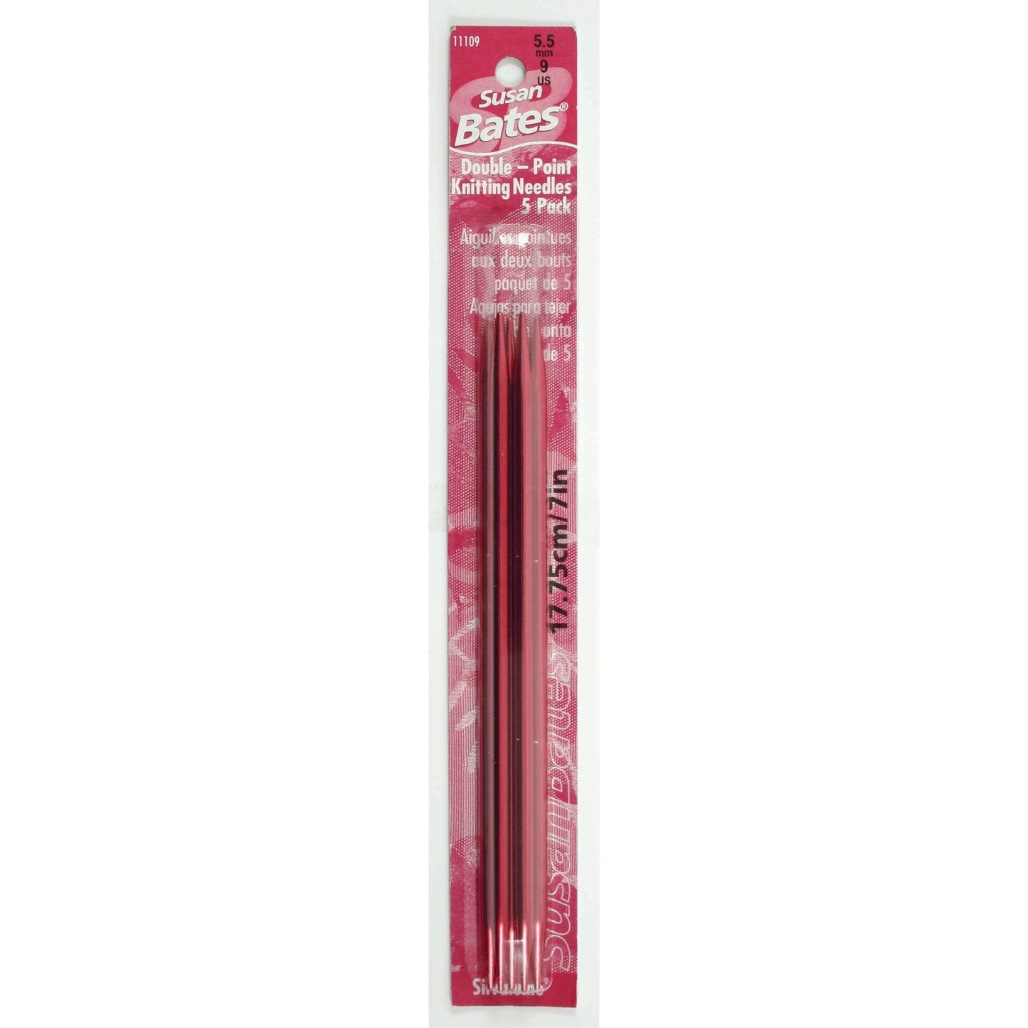 SB Silvalume 5 Pack, Double Point Knitting Needles