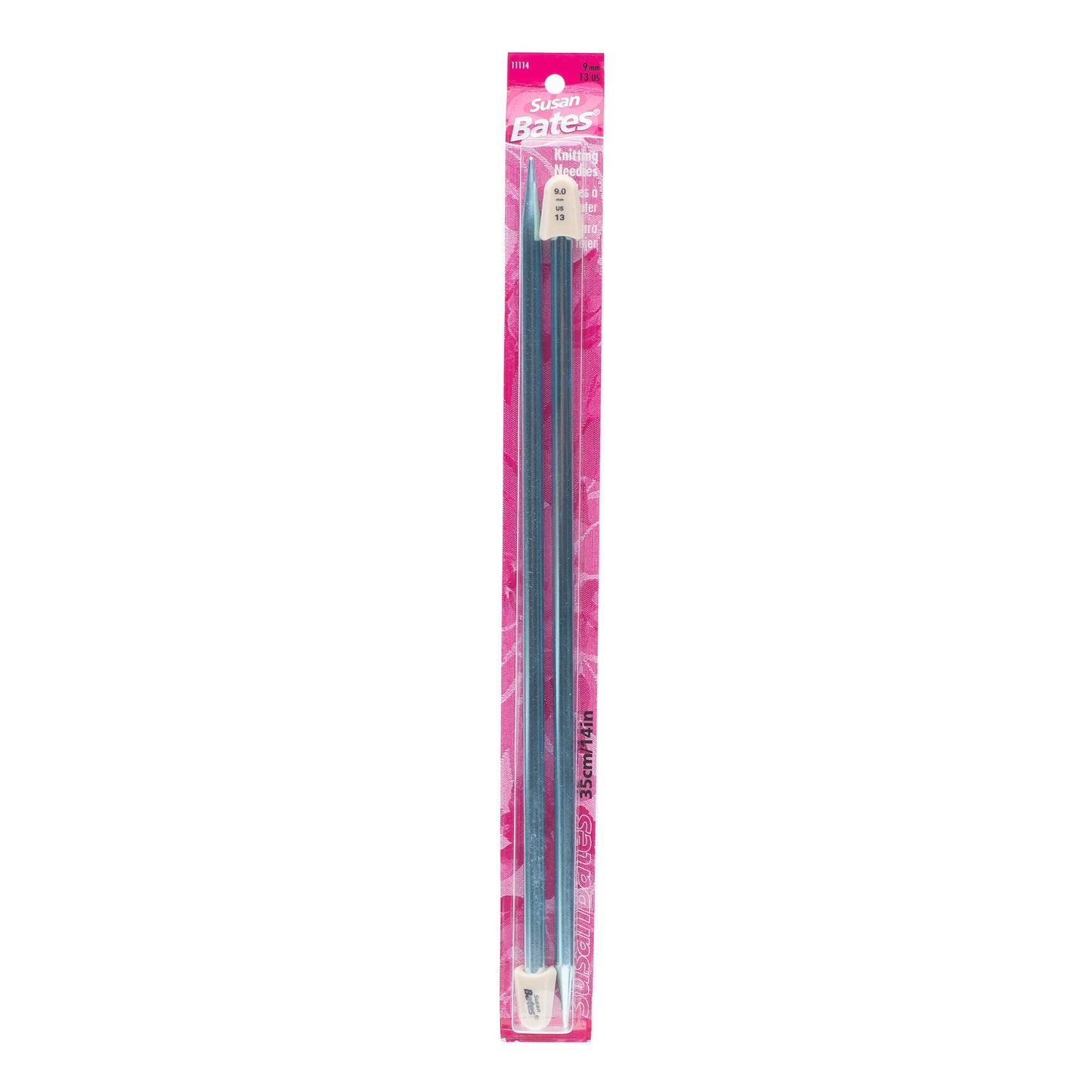 SB Silvalume 14" Single Point Knitting Needles