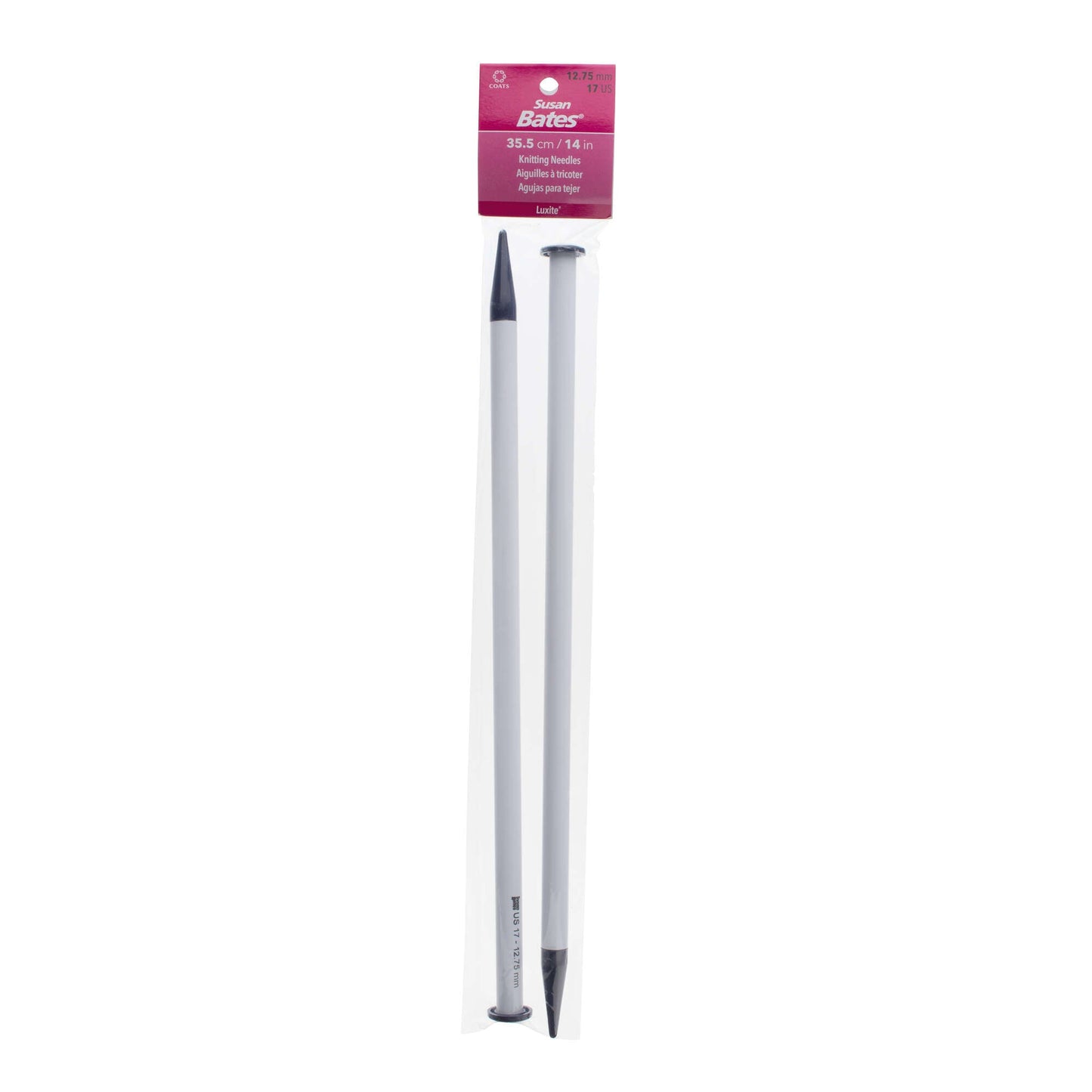 SB Luxite Jiffy 14" Single Point Knitting Needles