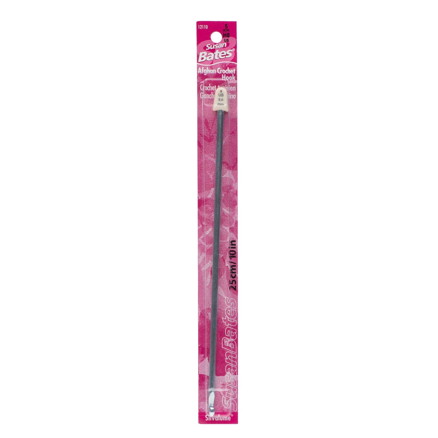 SB Silvalume 10" Afghan Crochet Hook