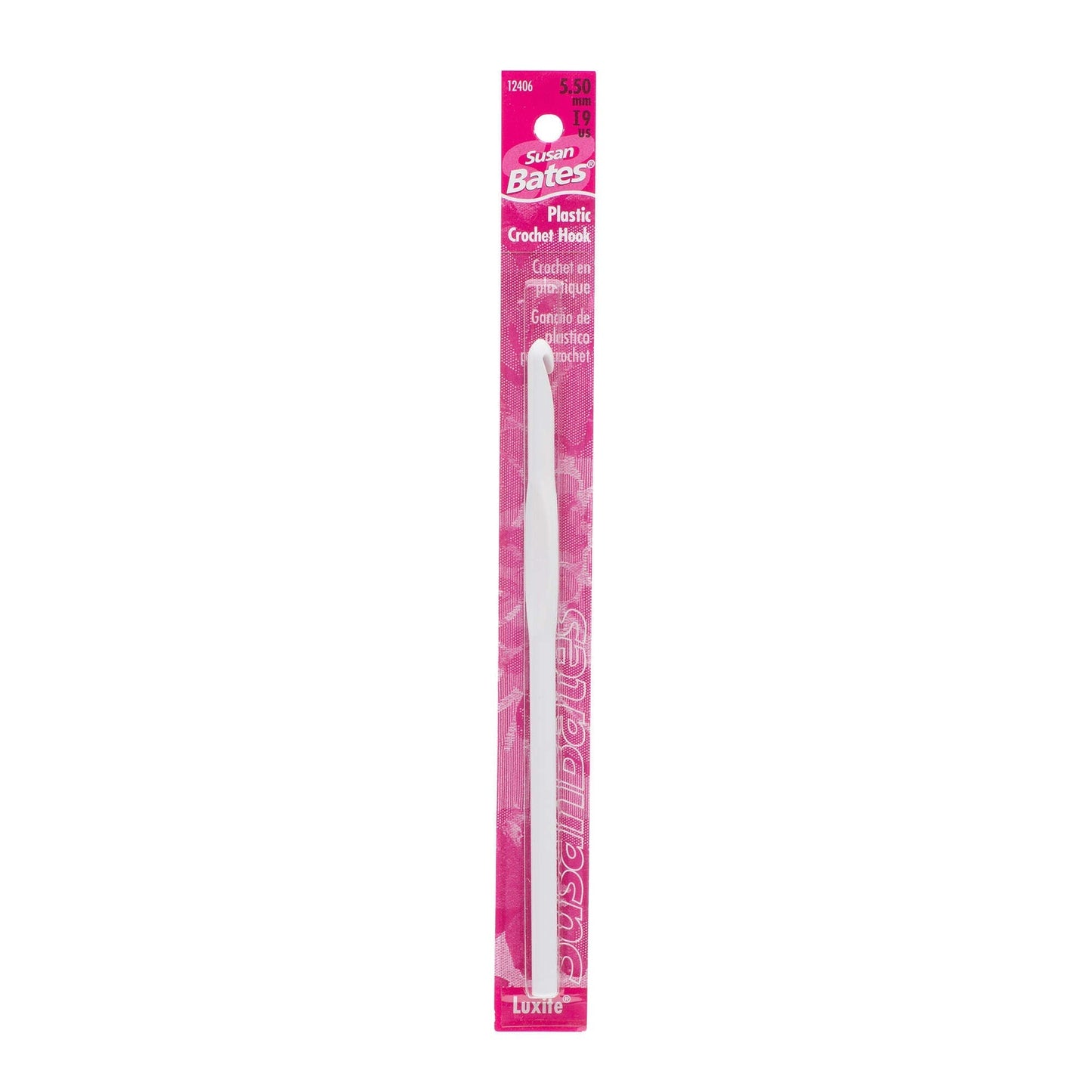 SB Luxite 5.5" Plastic Crochet Hook - Clearance Items