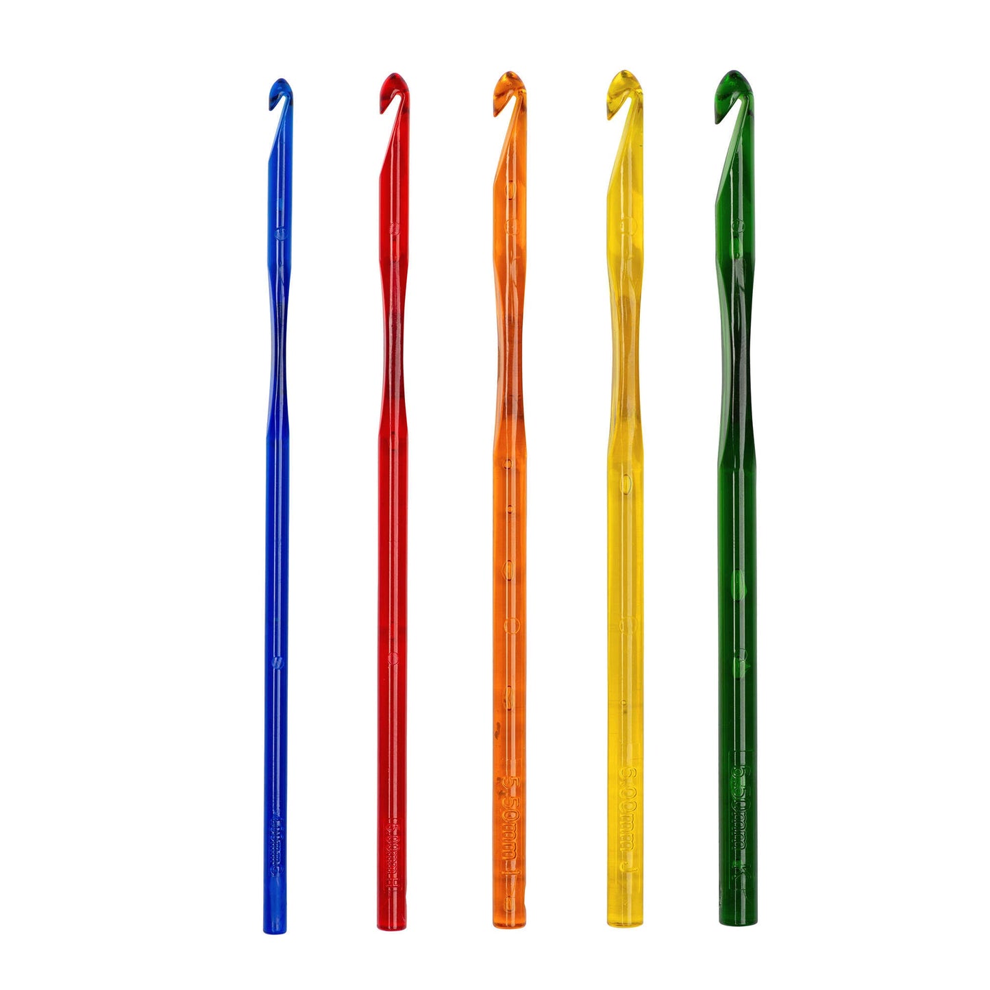 SB Crystalites Set of 5 Crochet Hooks