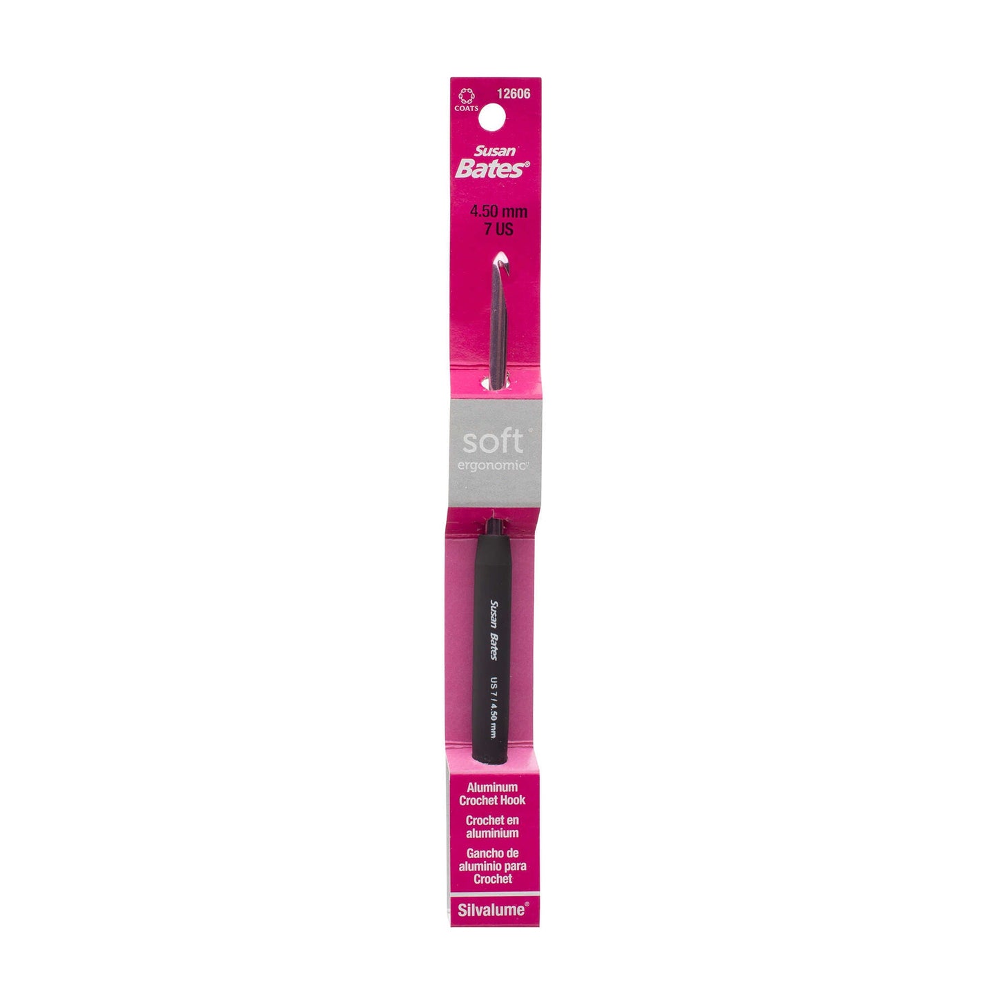 SB Silvalume Soft Ergonomic Crochet Hooks