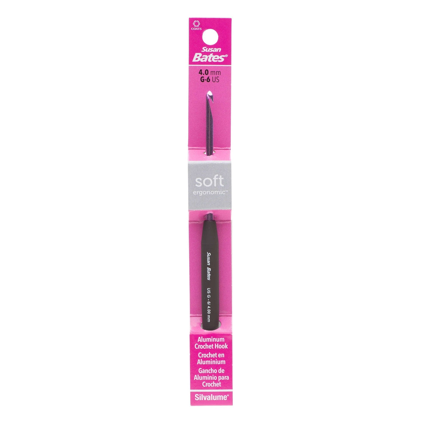 SB Silvalume Soft Ergonomic Crochet Hooks
