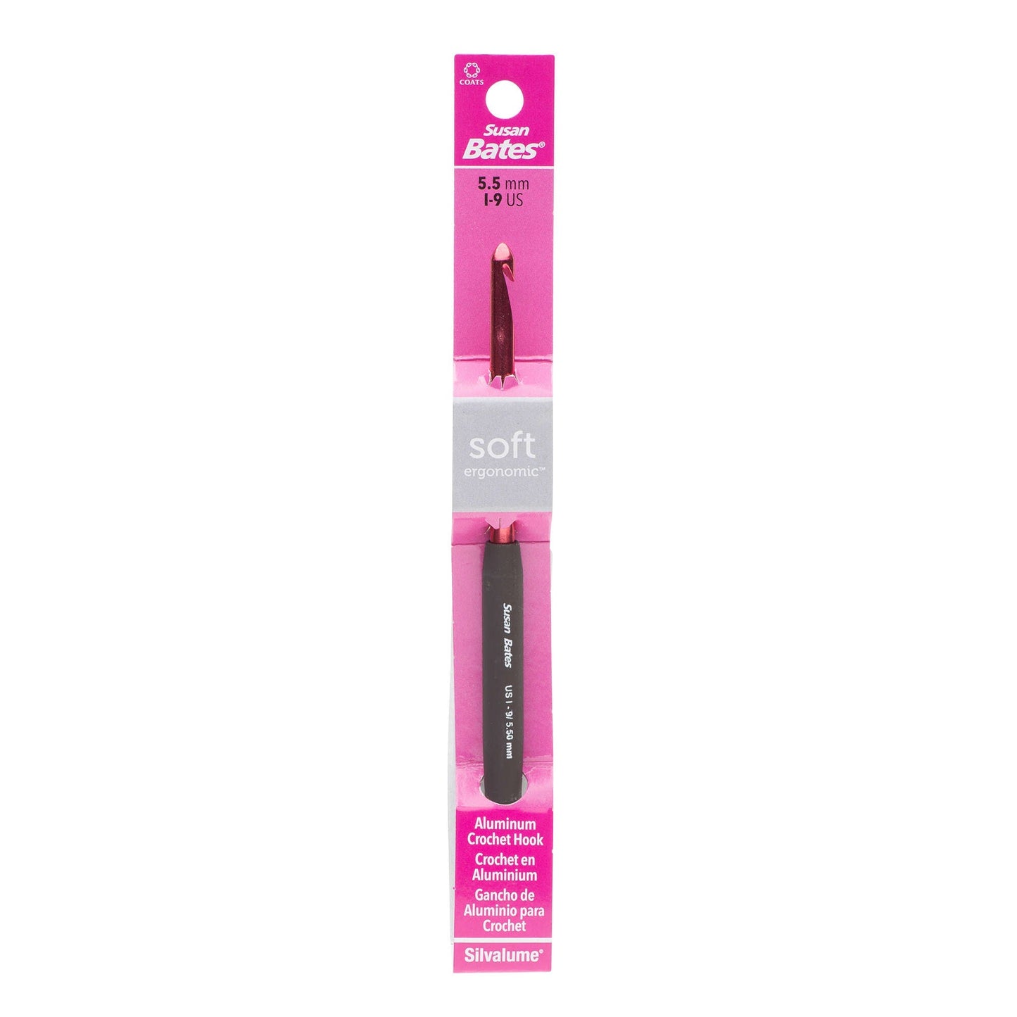 SB Silvalume Soft Ergonomic Crochet Hooks