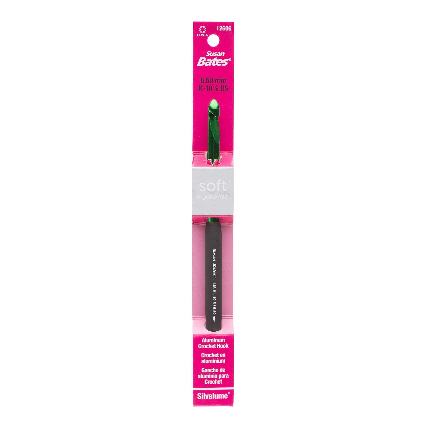 SB Silvalume Soft Ergonomic Crochet Hooks