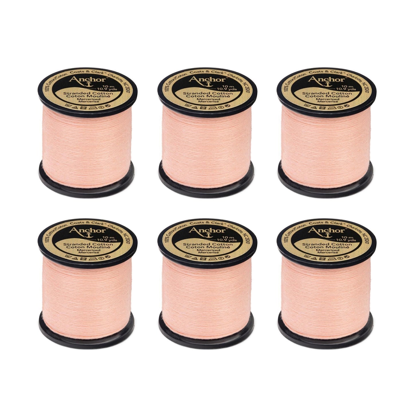 AN Spooled Floss 10 Meters (6 Pack) - Clearance shades