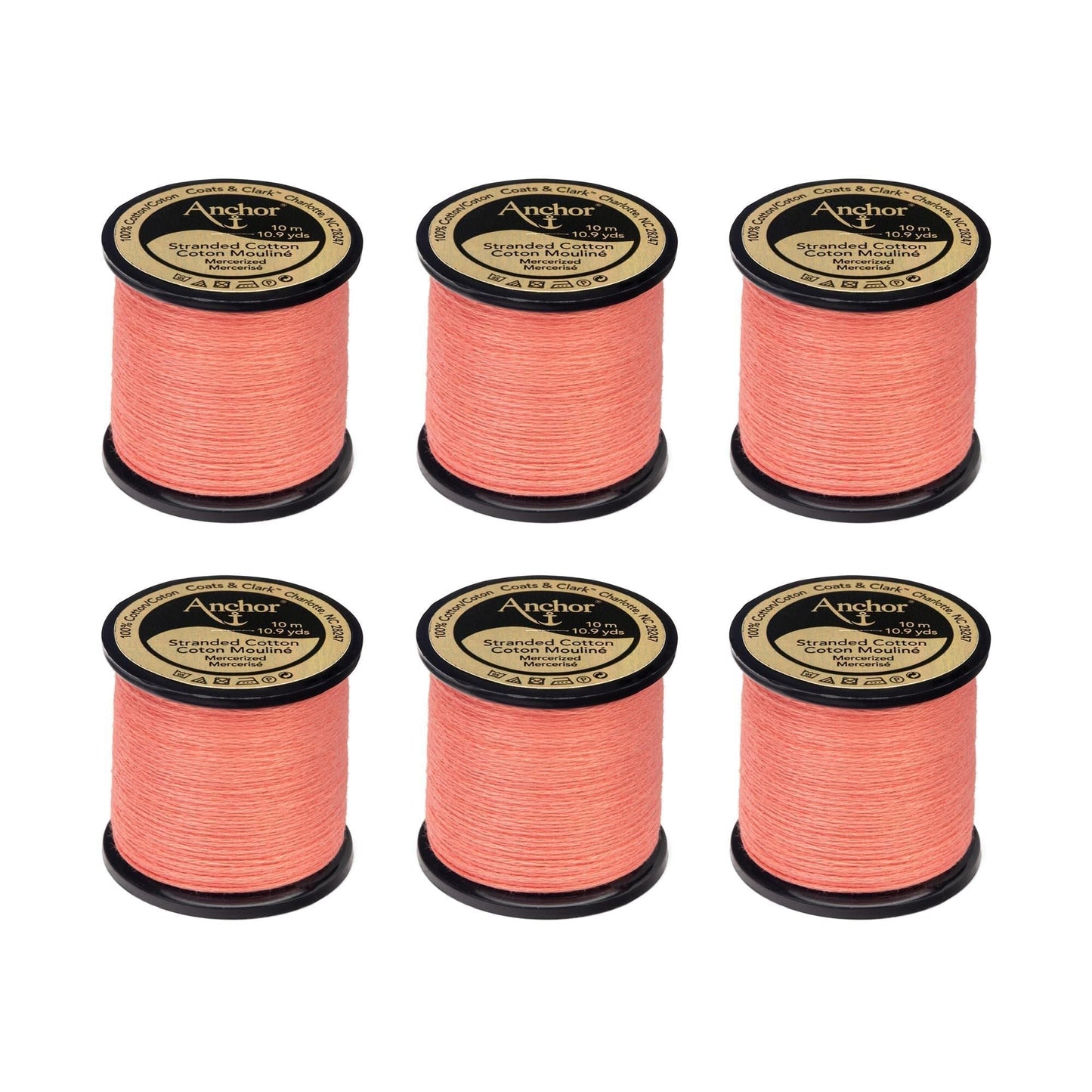 AN Spooled Floss 10 Meters (6 Pack) - Clearance shades