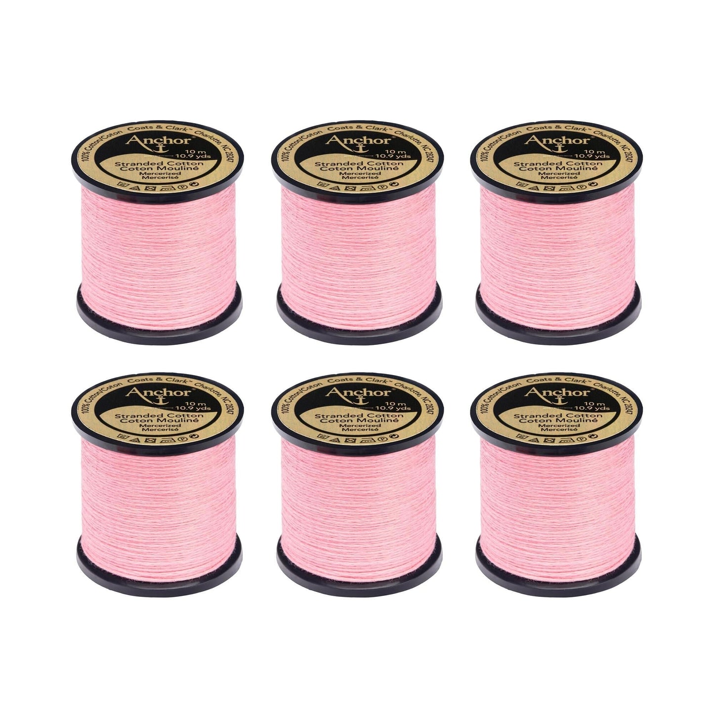 AN Spooled Floss 10 Meters (6 Pack) - Clearance shades