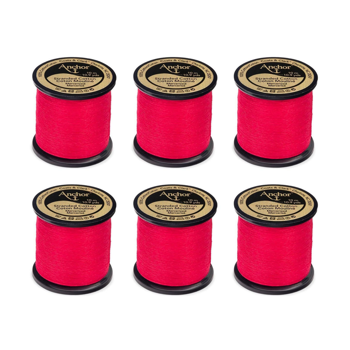 AN Spooled Floss 10 Meters (6 Pack) - Clearance shades