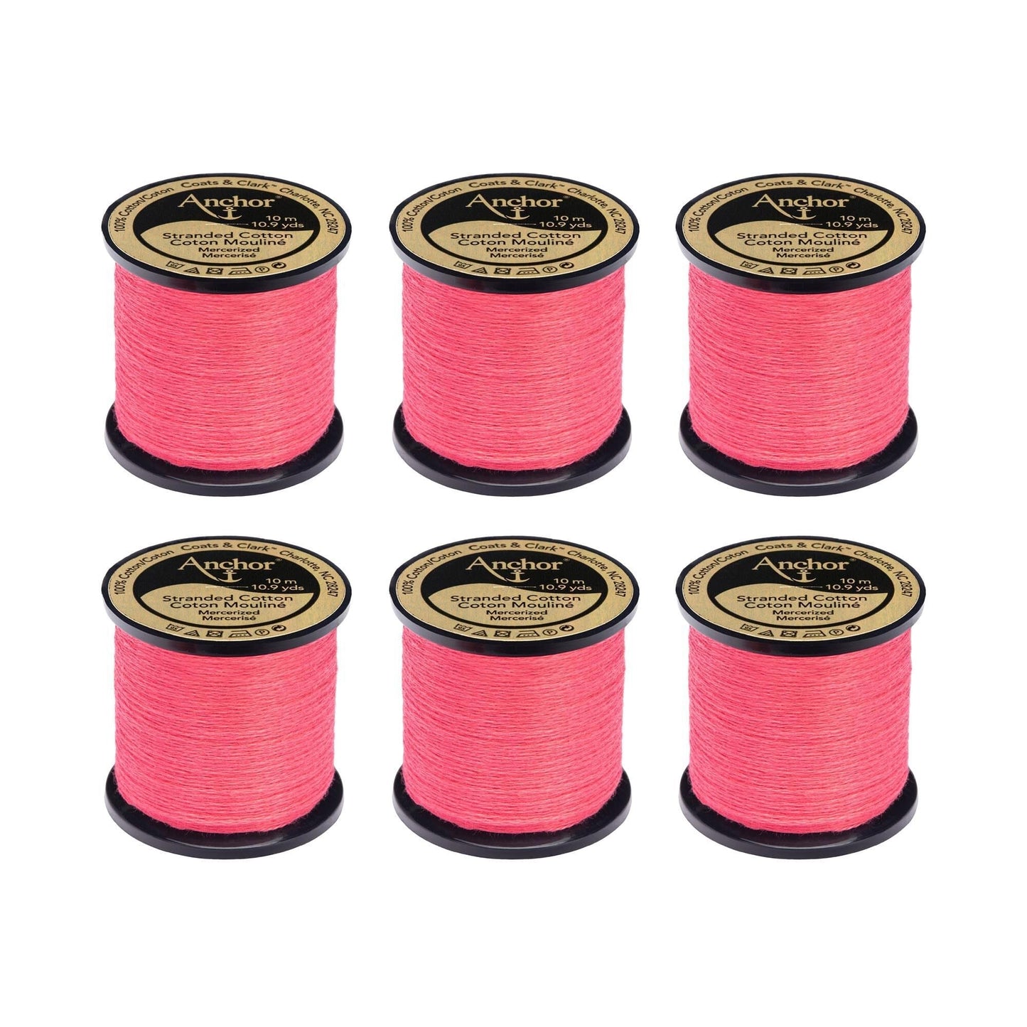 AN Spooled Floss 10 Meters (6 Pack) - Clearance shades