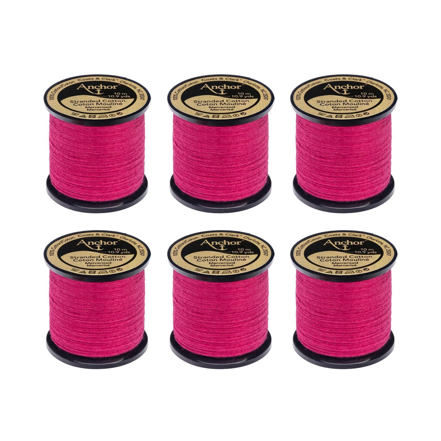 AN Spooled Floss 10 Meters (6 Pack) - Clearance shades