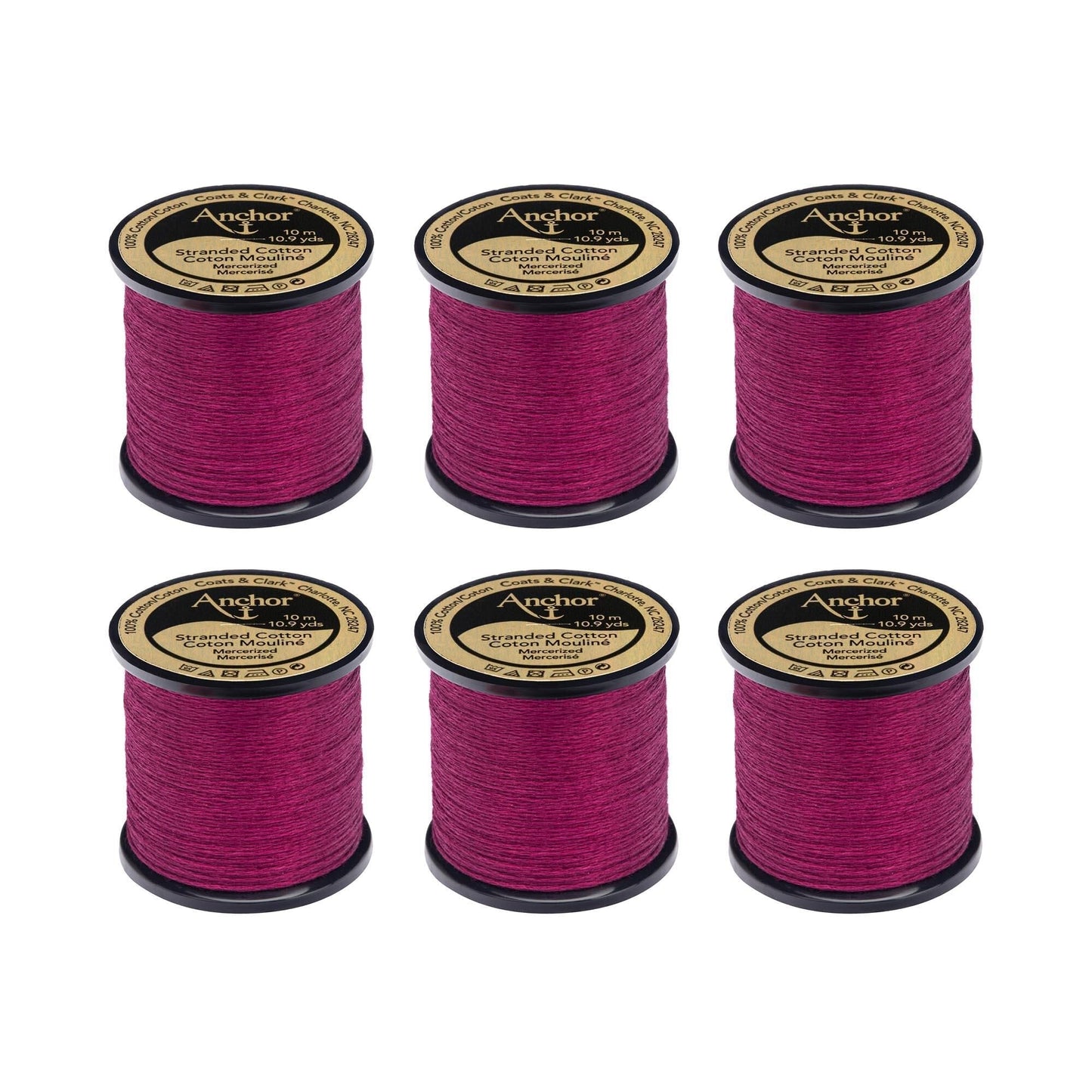 AN Spooled Floss 10 Meters (6 Pack) - Clearance shades