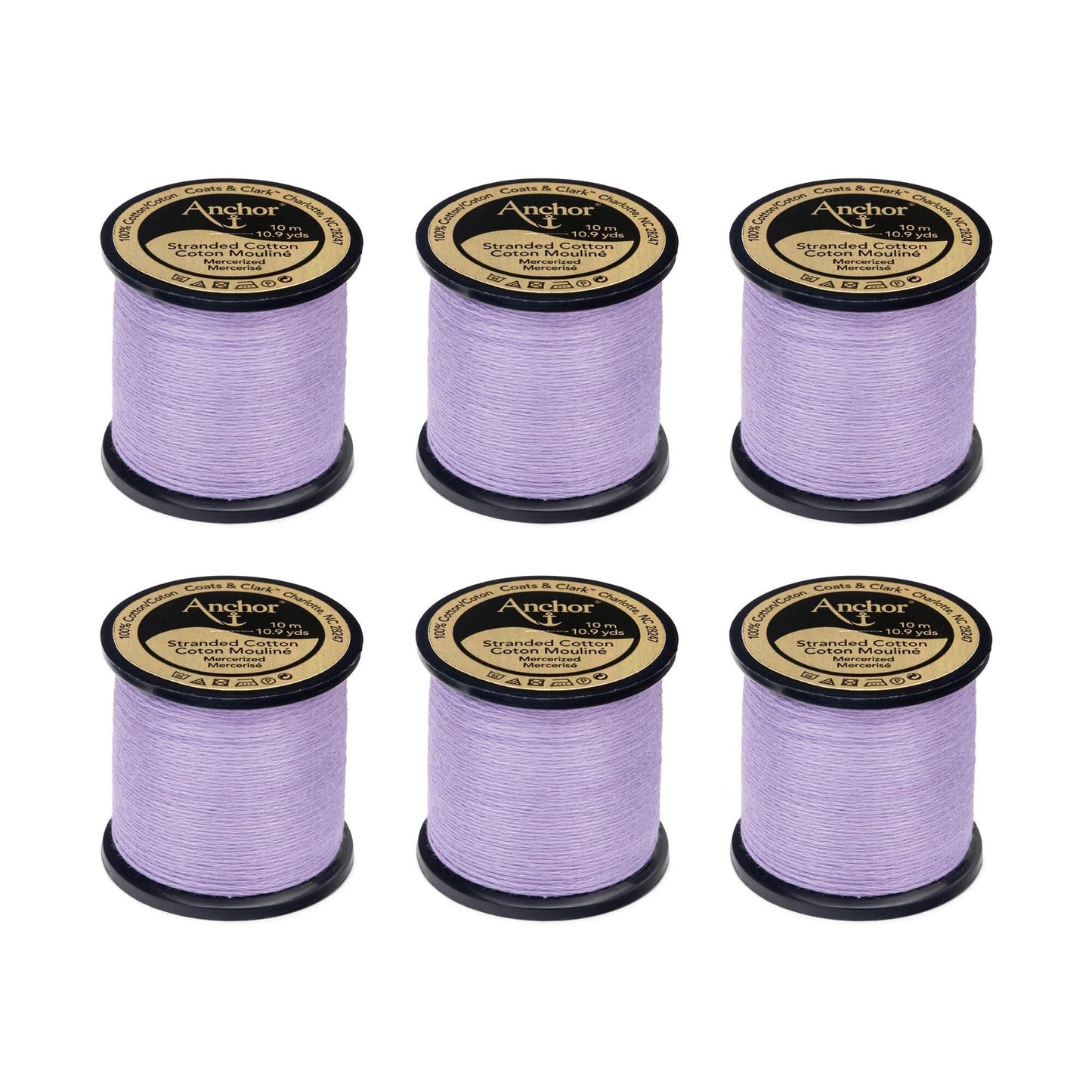 AN Spooled Floss 10 Meters (6 Pack) - Clearance shades