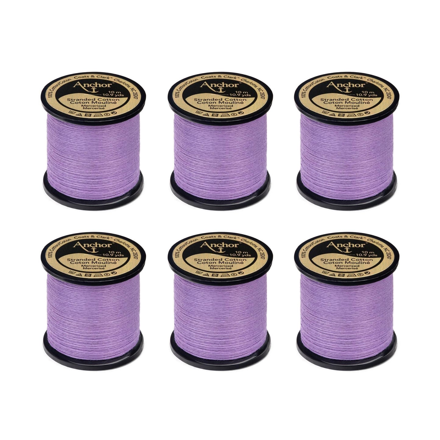 AN Spooled Floss 10 Meters (6 Pack) - Clearance shades