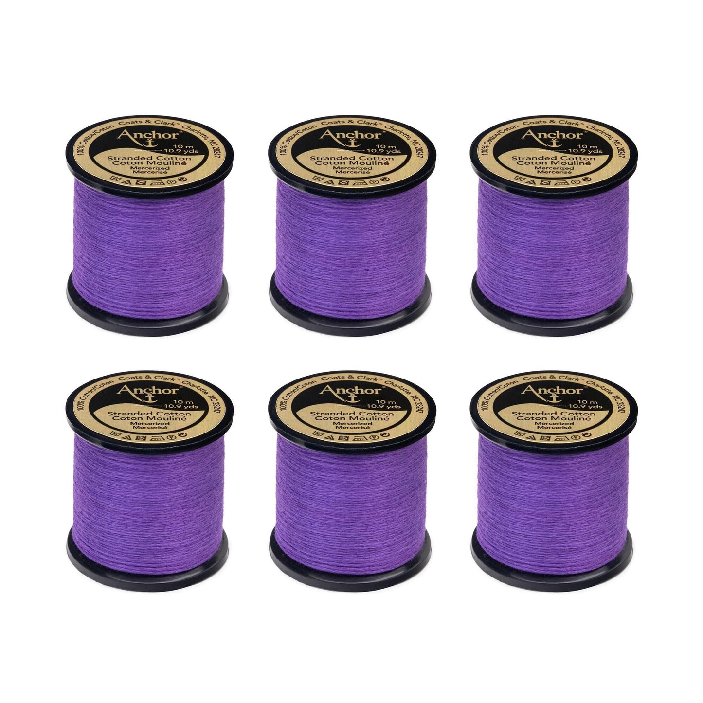 AN Spooled Floss 10 Meters (6 Pack) - Clearance shades