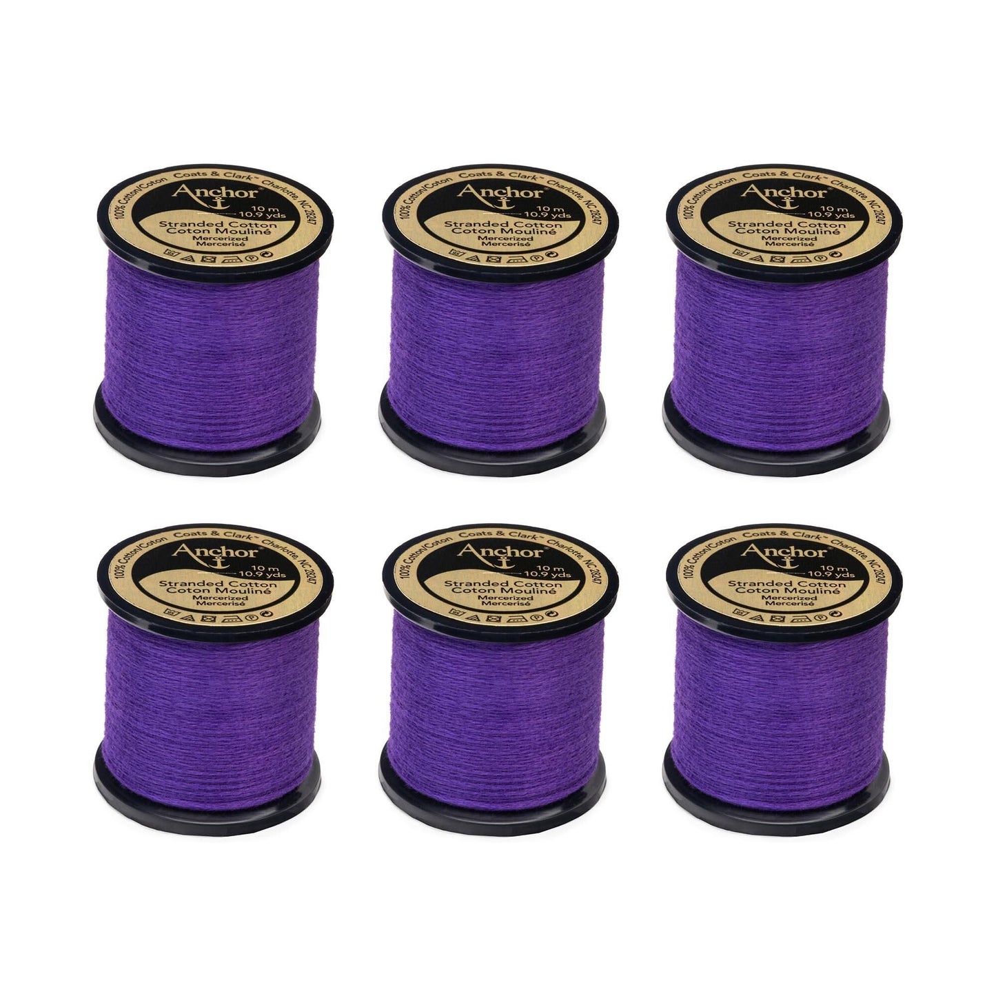 AN Spooled Floss 10 Meters (6 Pack) - Clearance shades