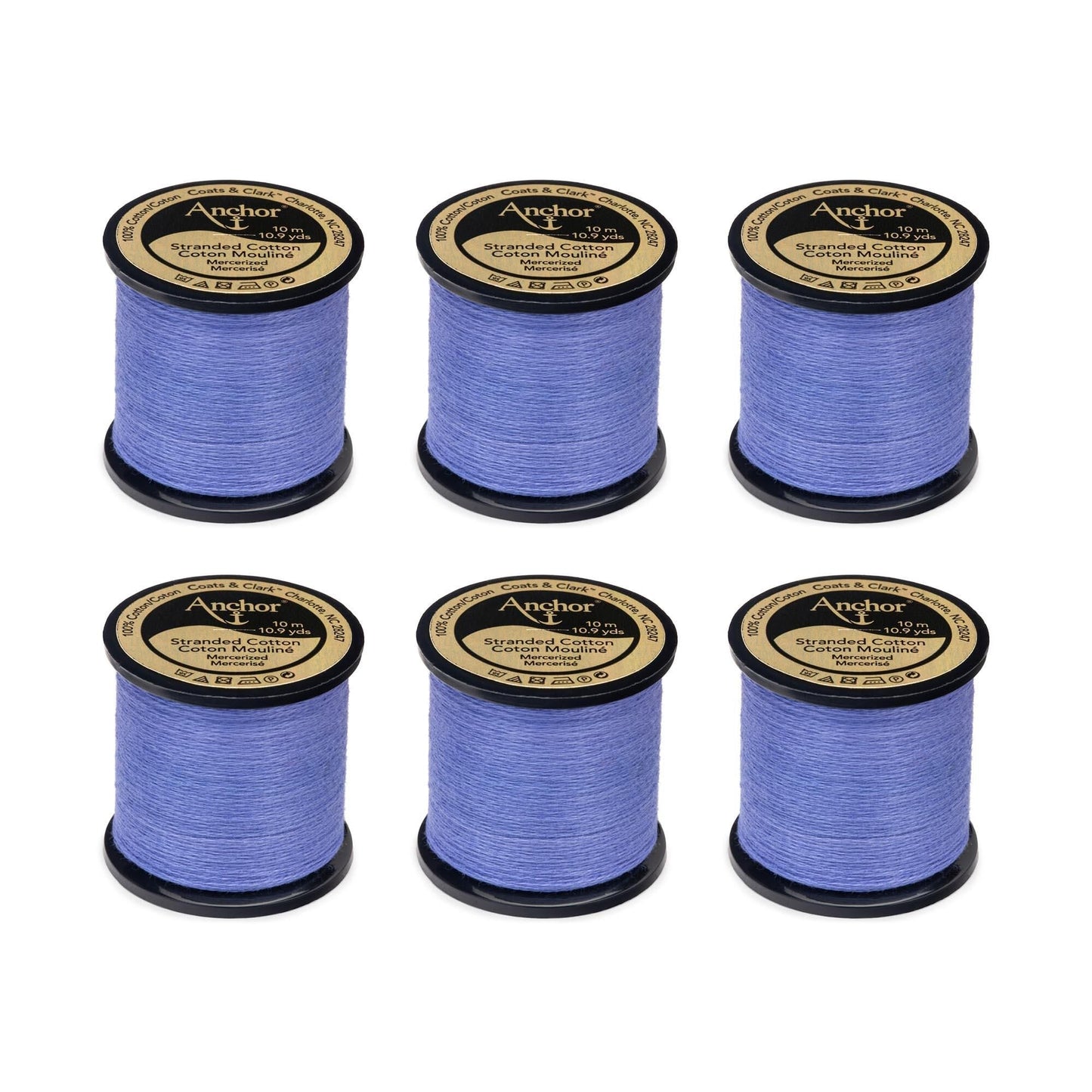 AN Spooled Floss 10 Meters (6 Pack) - Clearance shades