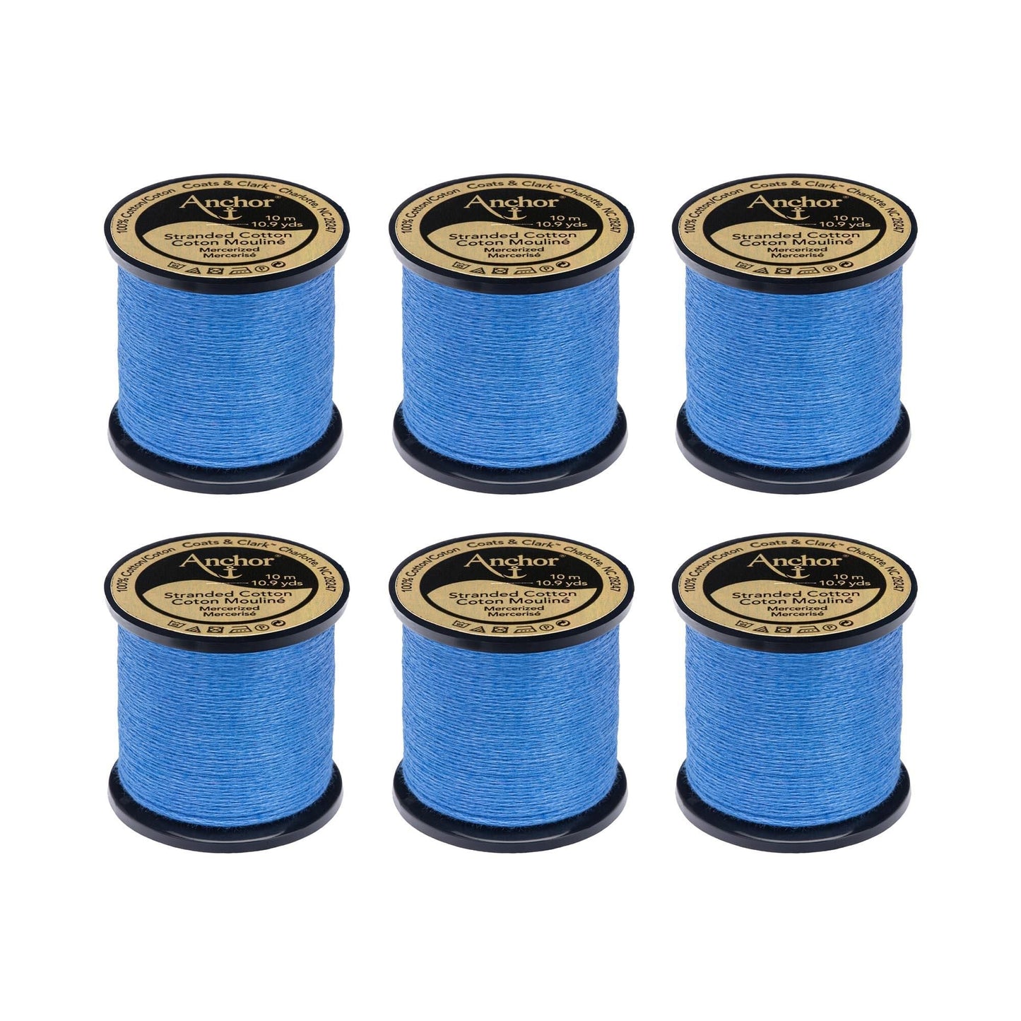 AN Spooled Floss 10 Meters (6 Pack) - Clearance shades