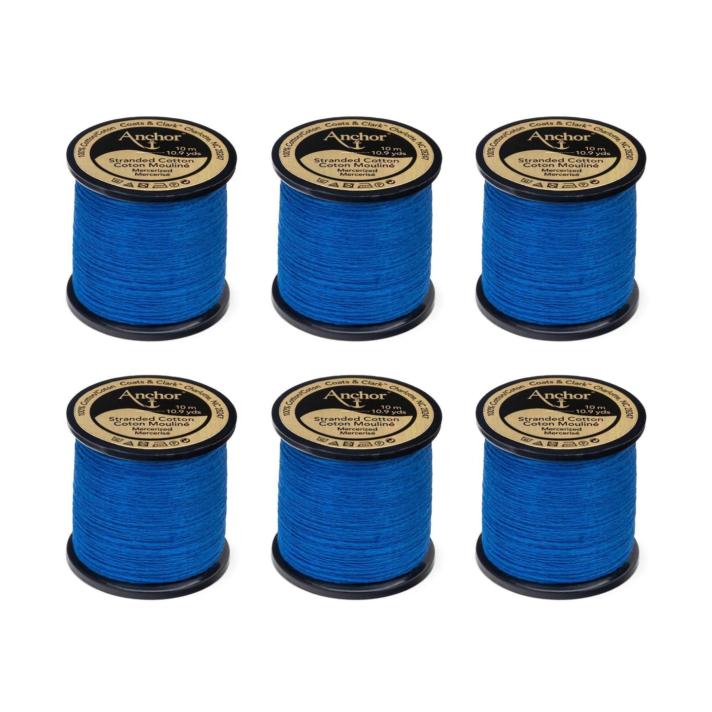 AN Spooled Floss 10 Meters (6 Pack) - Clearance shades