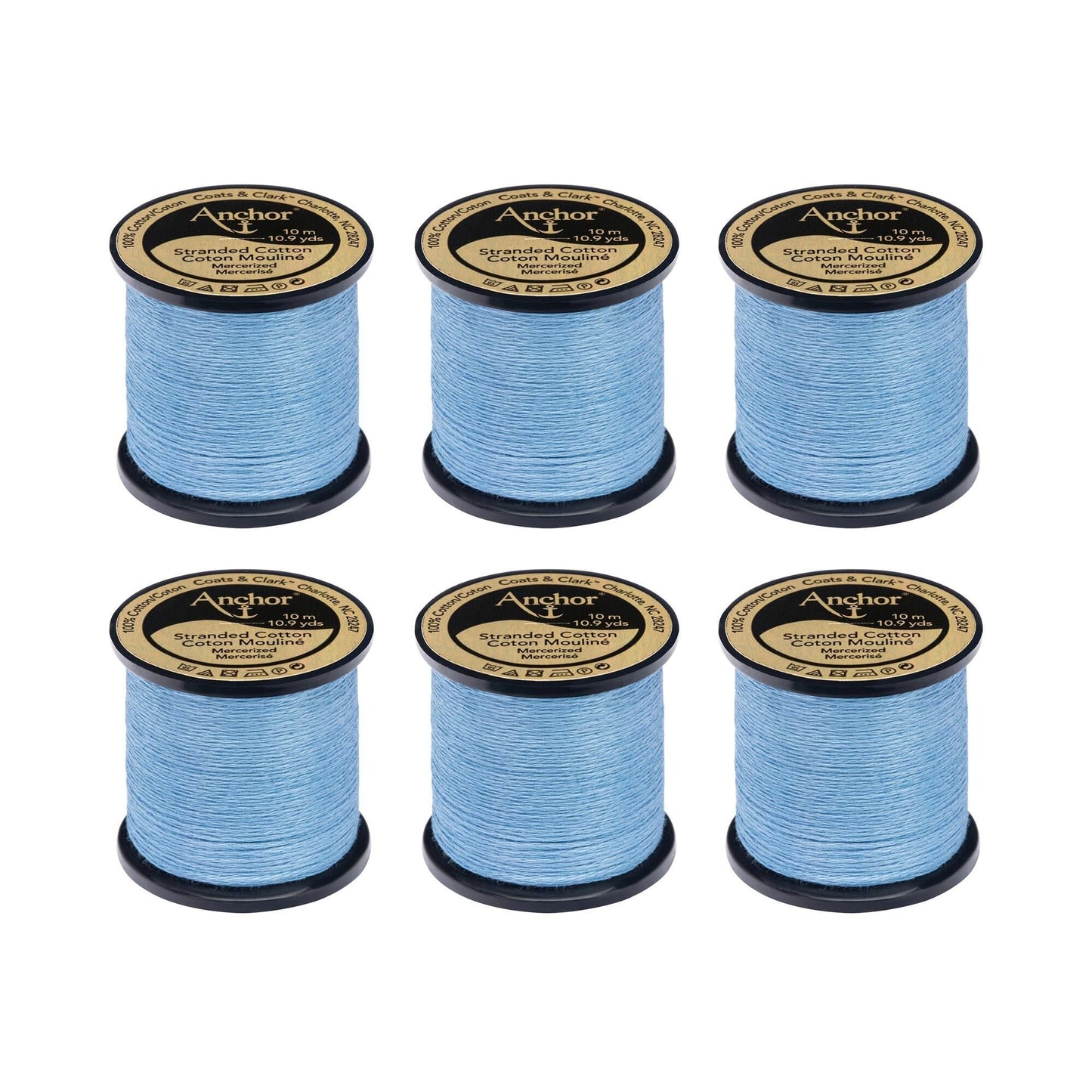 AN Spooled Floss 10 Meters (6 Pack) - Clearance shades