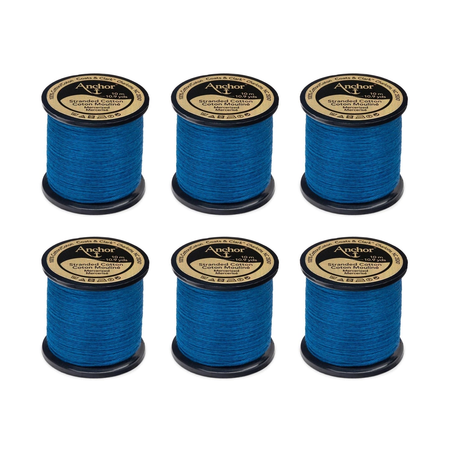 AN Spooled Floss 10 Meters (6 Pack) - Clearance shades