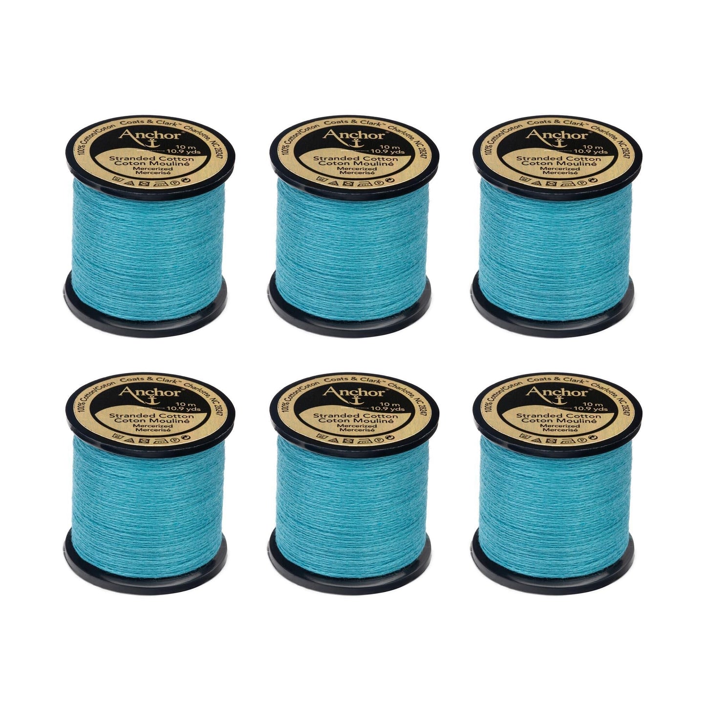 AN Spooled Floss 10 Meters (6 Pack) - Clearance shades