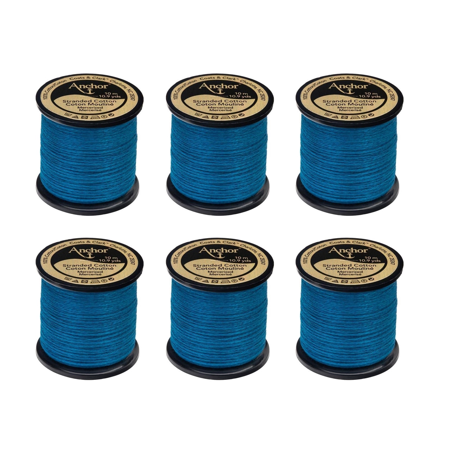 AN Spooled Floss 10 Meters (6 Pack) - Clearance shades