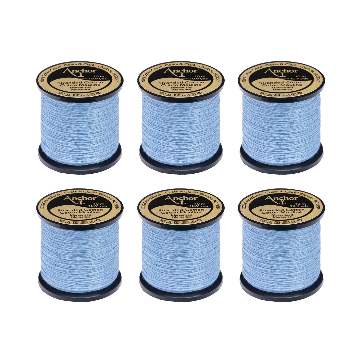 AN Spooled Floss 10 Meters (6 Pack) - Clearance shades