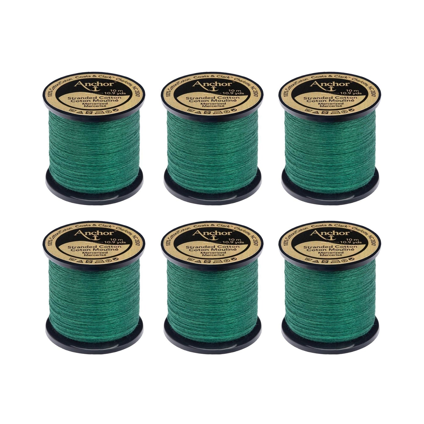 AN Spooled Floss 10 Meters (6 Pack) - Clearance shades