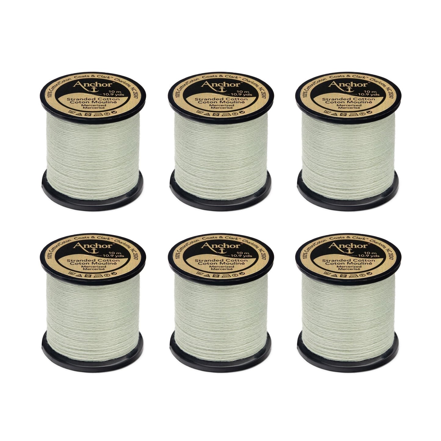 AN Spooled Floss 10 Meters (6 Pack) - Clearance shades