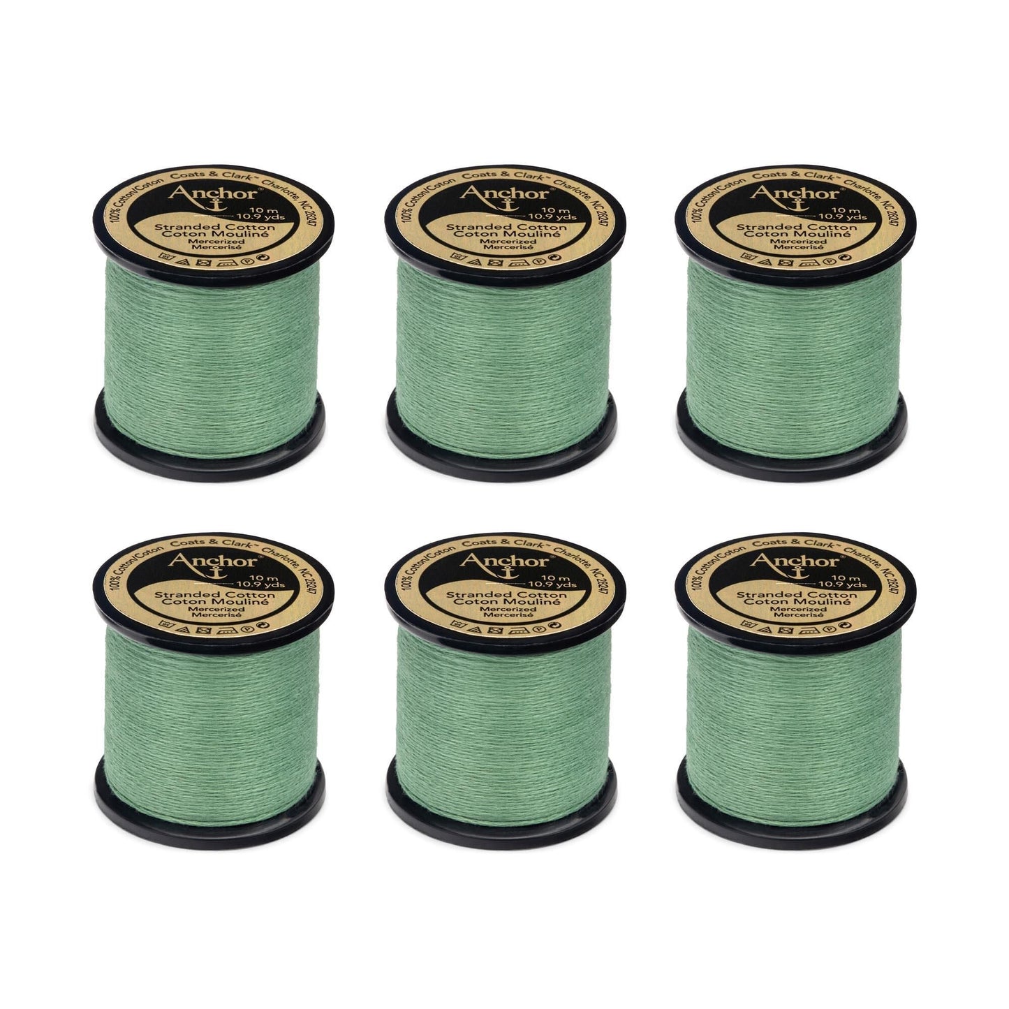 AN Spooled Floss 10 Meters (6 Pack) - Clearance shades