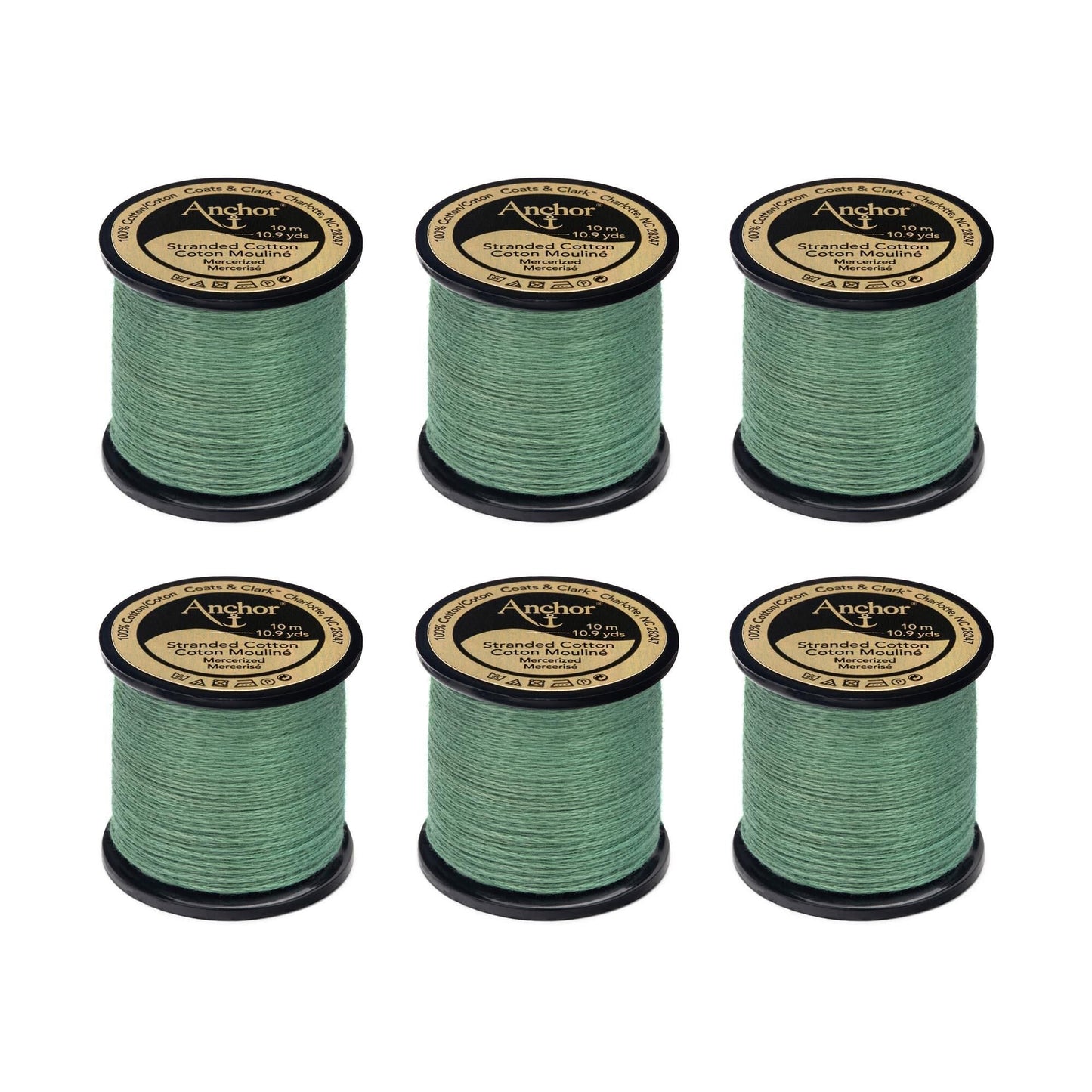 AN Spooled Floss 10 Meters (6 Pack) - Clearance shades