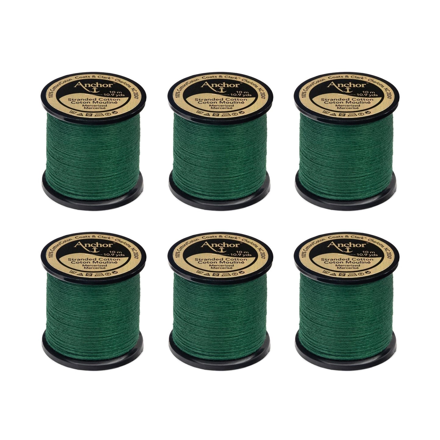 AN Spooled Floss 10 Meters (6 Pack) - Clearance shades
