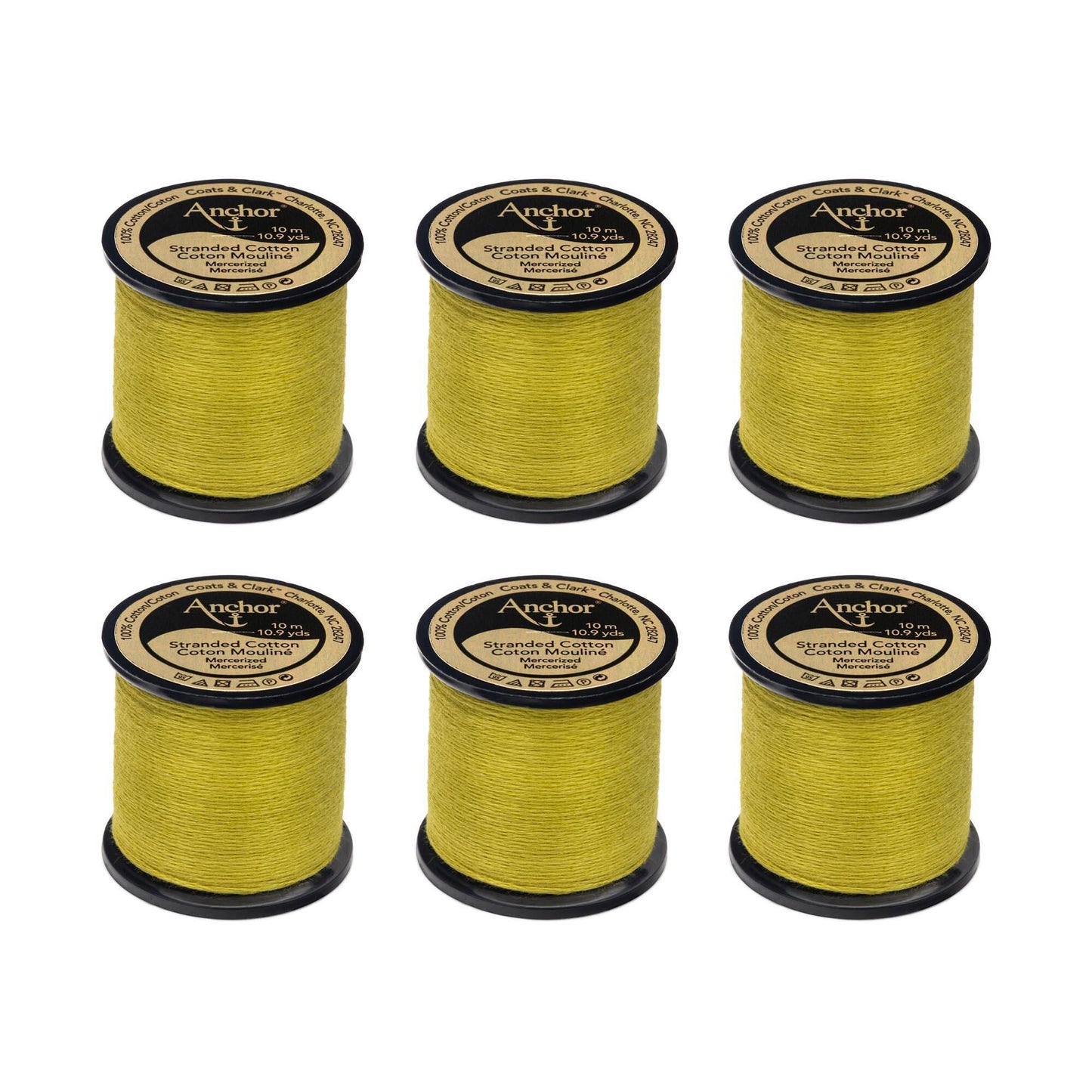 AN Spooled Floss 10 Meters (6 Pack) - Clearance shades