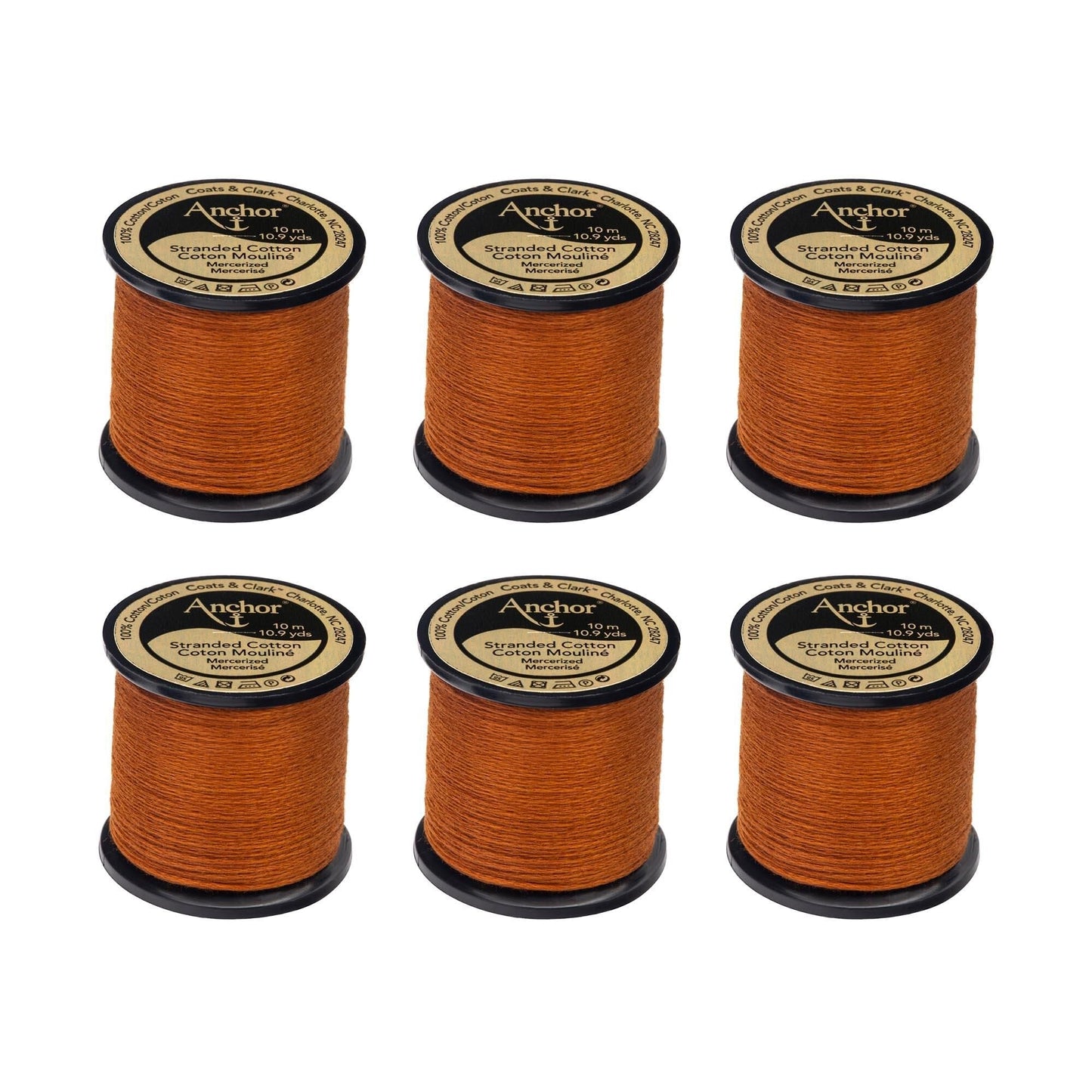 AN Spooled Floss 10 Meters (6 Pack) - Clearance shades