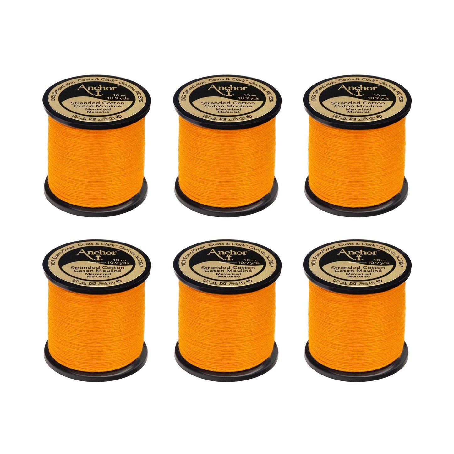 AN Spooled Floss 10 Meters (6 Pack) - Clearance shades