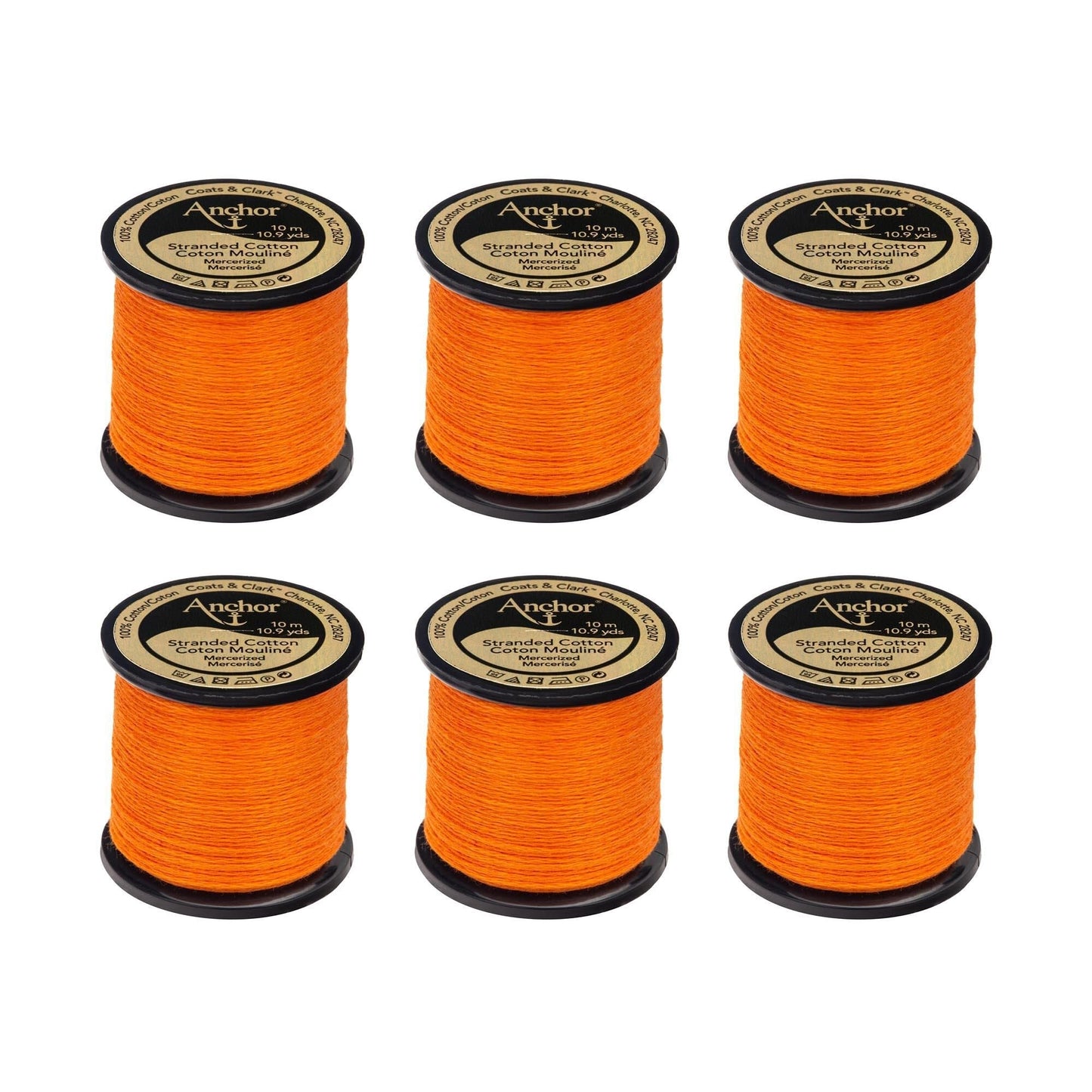 AN Spooled Floss 10 Meters (6 Pack) - Clearance shades
