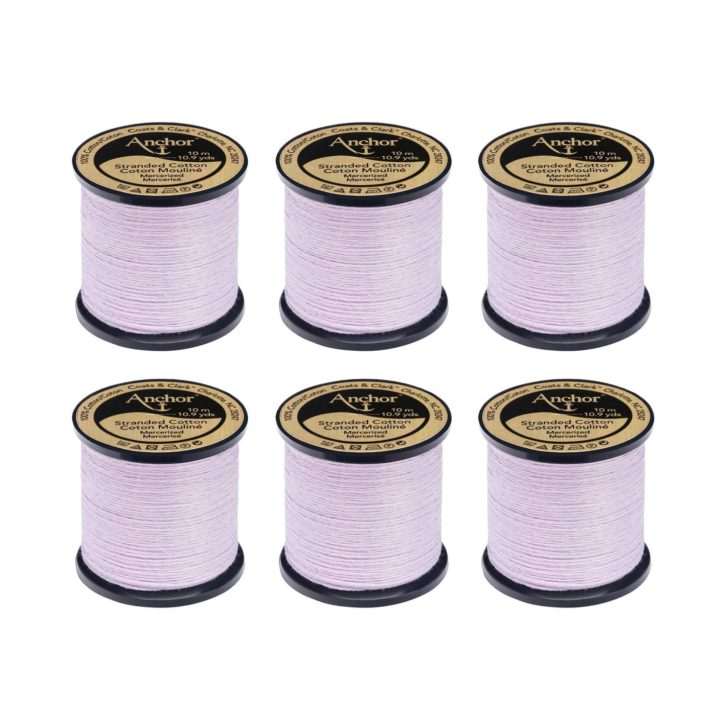 AN Spooled Floss 10 Meters (6 Pack) - Clearance shades