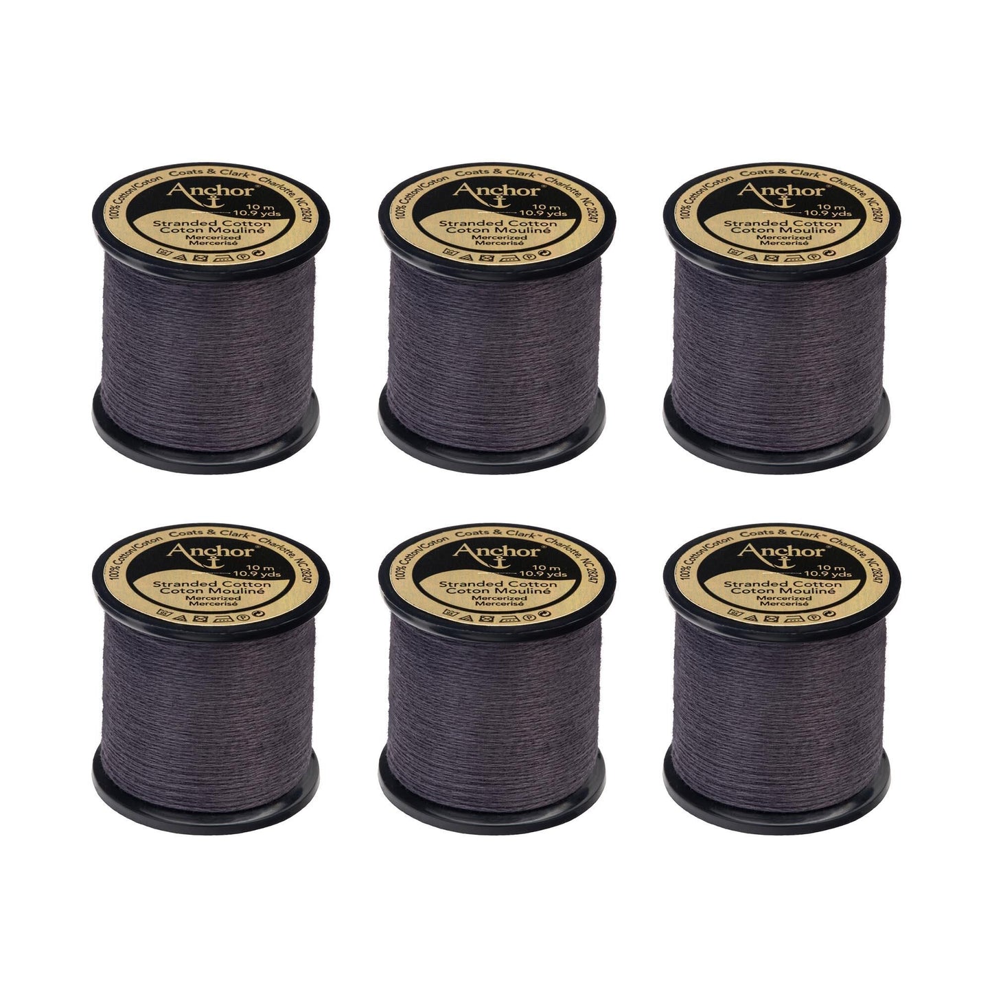 AN Spooled Floss 10 Meters (6 Pack) - Clearance shades