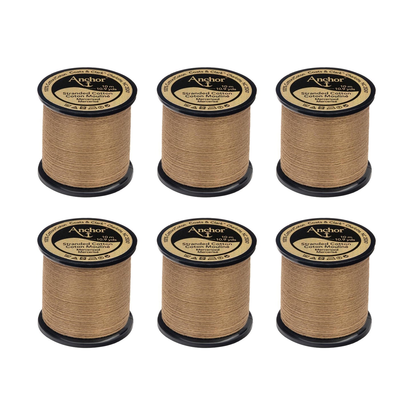 AN Spooled Floss 10 Meters (6 Pack) - Clearance shades