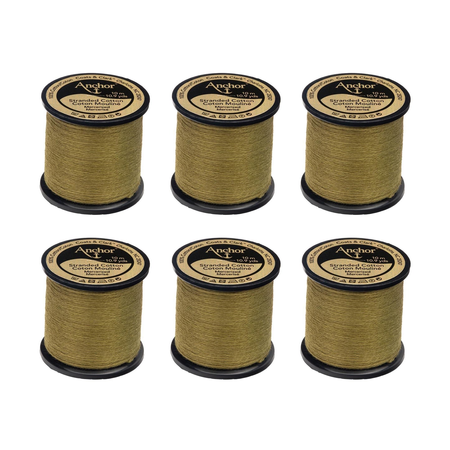 AN Spooled Floss 10 Meters (6 Pack) - Clearance shades