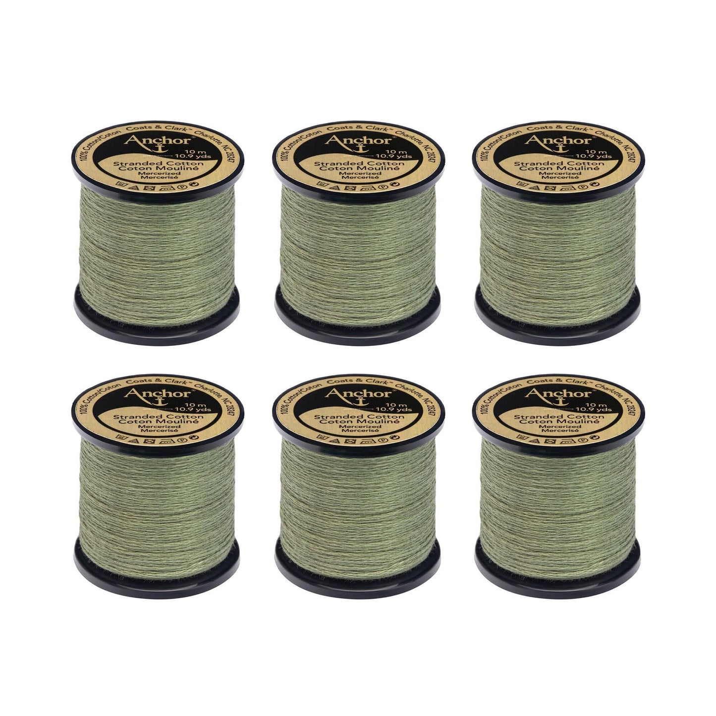 AN Spooled Floss 10 Meters (6 Pack) - Clearance shades