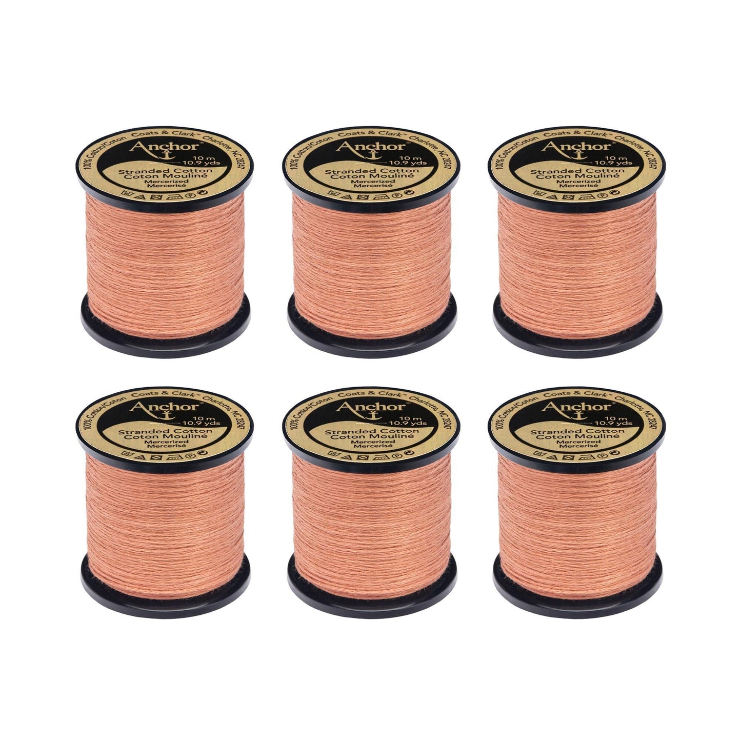AN Spooled Floss 10 Meters (6 Pack) - Clearance shades