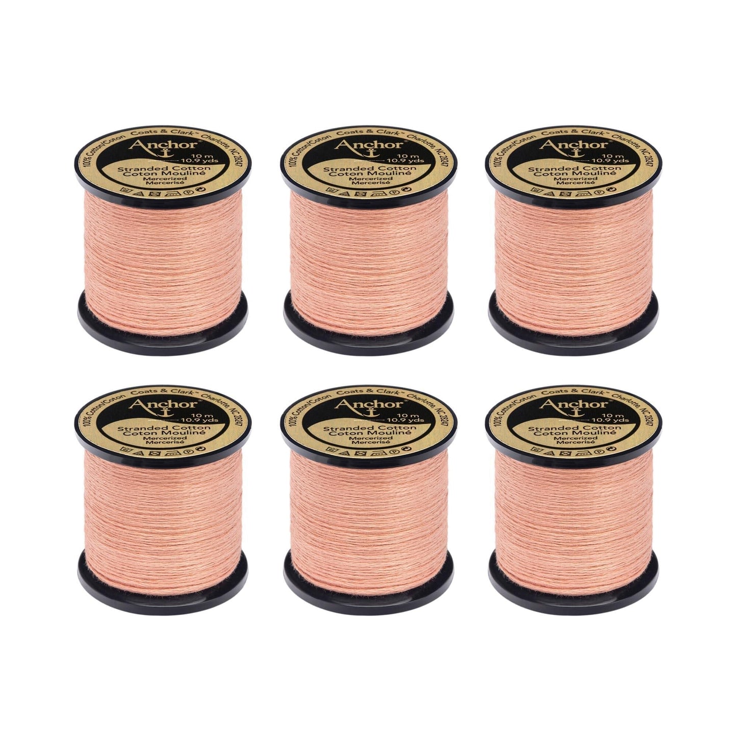 AN Spooled Floss 10 Meters (6 Pack) - Clearance shades
