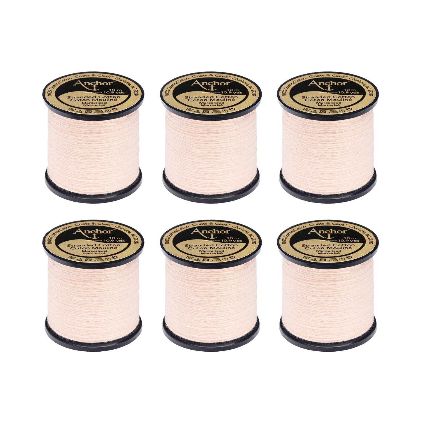 AN Spooled Floss 10 Meters (6 Pack) - Clearance shades