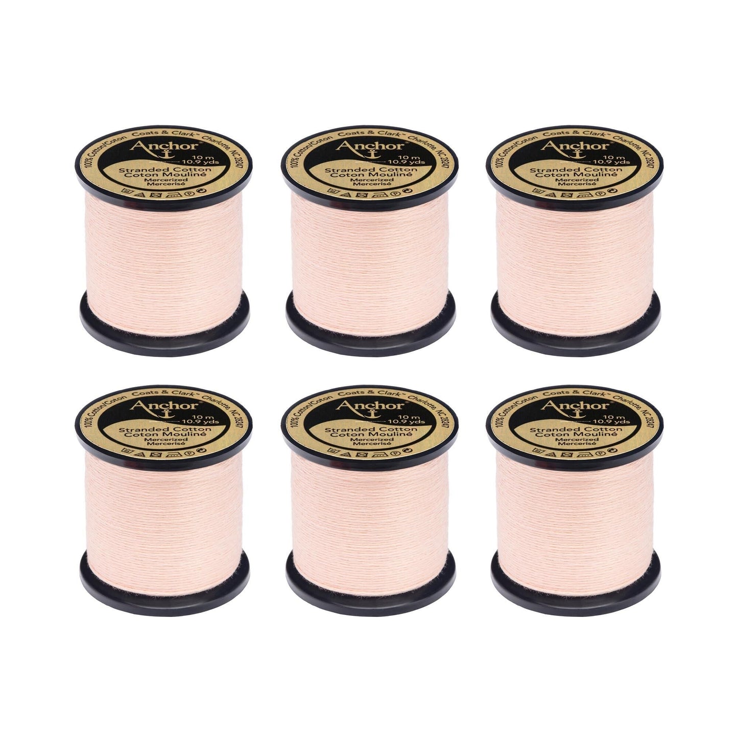AN Spooled Floss 10 Meters (6 Pack) - Clearance shades