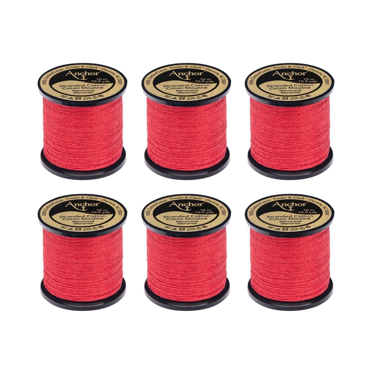 AN Spooled Floss 10 Meters (6 Pack) - Clearance shades