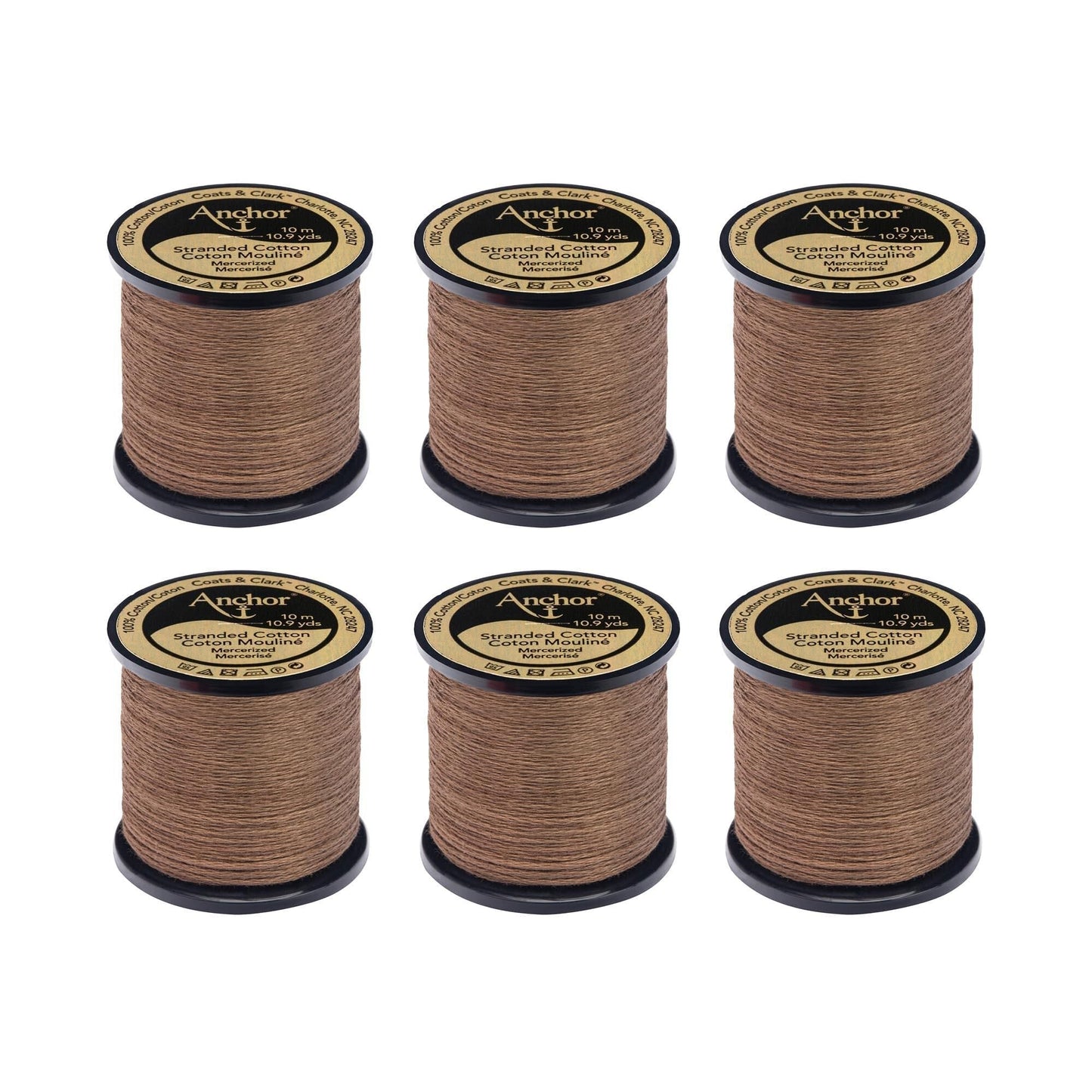 AN Spooled Floss 10 Meters (6 Pack) - Clearance shades